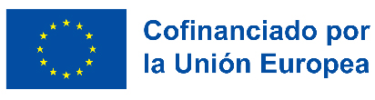 logo de Cofinanciado por la unión europea